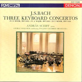 Cover image for Bach: Three Keyboard Concertos