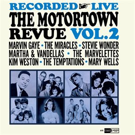 Cover image for Recorded Live The Motortown Revue
