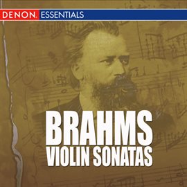 Cover image for Brahms -  Violin Sonatas