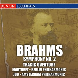 Cover image for Brahms: 2nd Symphony-Tragic Overture