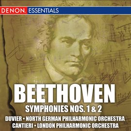Cover image for Beethoven: Symphonies 1 and 2; Egmont Overture