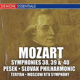 Cover image for Mozart: Symphonies 38 "Prague," 39, and 40