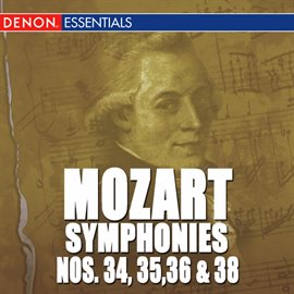 Cover image for Mozart: Symphonies - Vol. 7 - 34, 35, 36 & 38