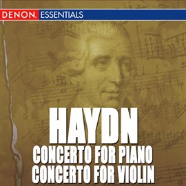 Cover image for Haydn: Double Concerto for Piano & Violin No. 6 - Concerto for Violin No. 1