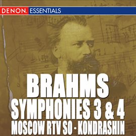 Cover image for Brahms: Symphony Nos. 3 & 4