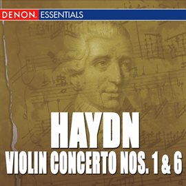 Cover image for Haydn: Violin Concerto No. 1 - Violin & Piano Concerto No. 6