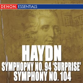 Cover image for Haydn: Symphony Nos. 104 & 94 'Surprise'