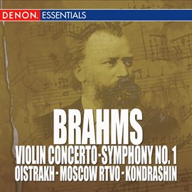 Cover image for Brahms: Violin Concerto, Op. 77 - Symphony No. 1