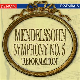 Cover image for Mendelssohn: Symphony No. 5 'Reformation'