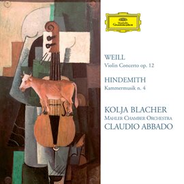 Cover image for Weil & Hindemith