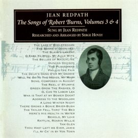 Cover image for The Songs Of Robert Burns, Vols. 3 & 4