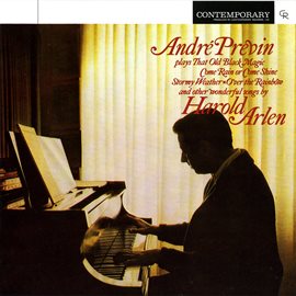 Cover image for Andre Previn Plays Songs By Harold Arlen
