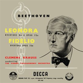 Cover image for Beethoven: Leonore Overtures; Fidelio Overture; Piano Concerto No. 2