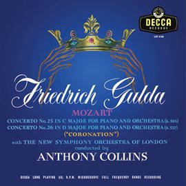 Cover image for Mozart: Piano Concerto No. 14; No. 25; No.26 'Coronation' [Anthony Collins Complete Decca Recordings