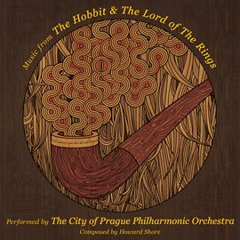 Cover image for Music from the Hobbit and the Lord of the Rings