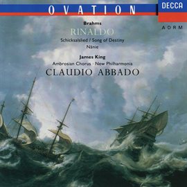 Cover image for Brahms: Rinaldo, Schicksalslied & Nänie