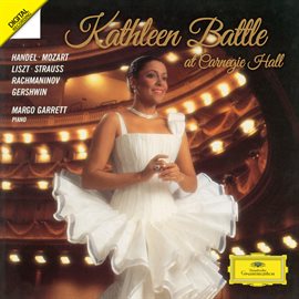 Imagen de portada para Kathleen Battle at Carnegie Hall [Kathleen Battle Edition, Vol. 7]