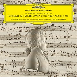 Cover image for Mozart: Serenade In C Major, K. 648 "a Very Little Night Music" (original Version For 2 Violins &...