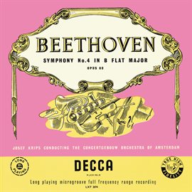 Cover image for Beethoven: Symphony No. 4