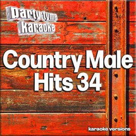 Cover image for Country Male Hits 34 [Karaoke Versions]