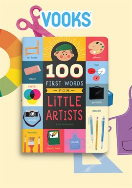 Cover image for 100 First Words For Little Artists