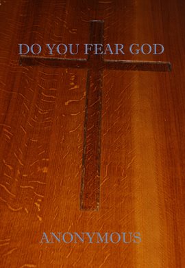 Cover image for Do You Fear God