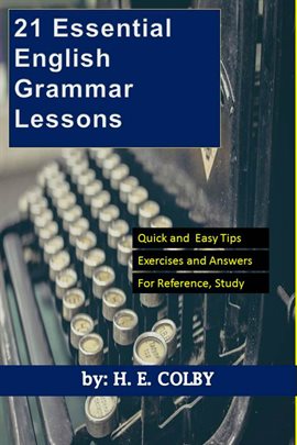 Cover image for 21 Essential English Grammar Lessons