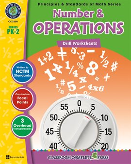 Cover image for Number & Operations - Drill Sheets Gr. PK-2