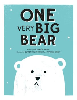 Cover image for ONE Very Big Bear