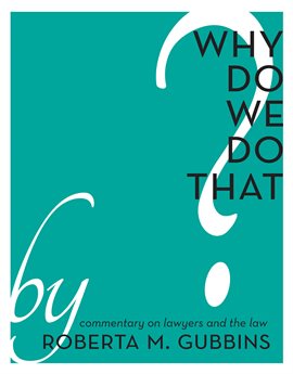 Cover image for Why Do We Do That?
