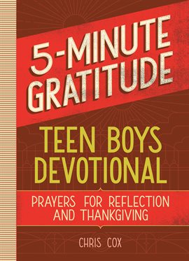 Imagen de portada para 5-Minute Gratitude: Teen Boys Devotional