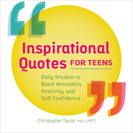 Imagen de portada para Inspirational Quotes for Teens