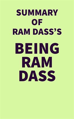 Imagen de portada para Summary of Ram Dass's Being Ram Dass