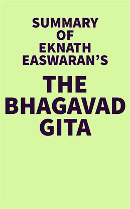 Imagen de portada para Summary of Eknath Easwaran's The Bhagavad Gita
