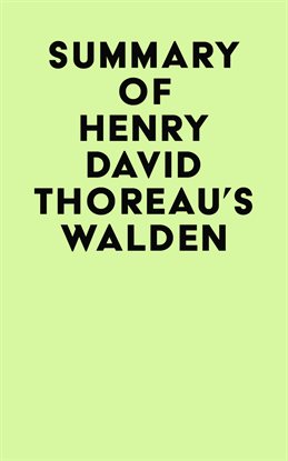 Imagen de portada para Summary of Henry David Thoreau's Walden
