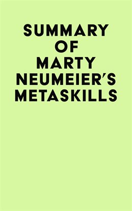 Imagen de portada para Summary of Marty Neumeier's Metaskills