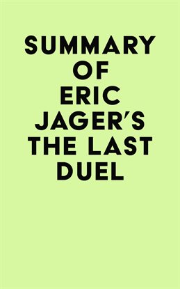 Imagen de portada para Summary of Eric Jager's The Last Duel