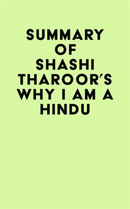 Cover image for Summary of Shashi Tharoor's Why I Am a Hindu