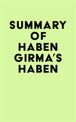 Imagen de portada para Summary of Haben Girma's Haben
