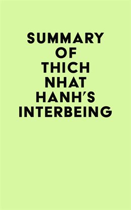 Imagen de portada para Summary of Thich Nhat Hanh's Interbeing
