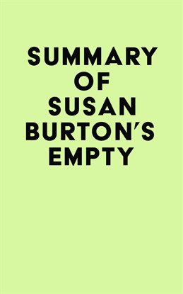 Cover image for Summary of Susan Burton's Empty