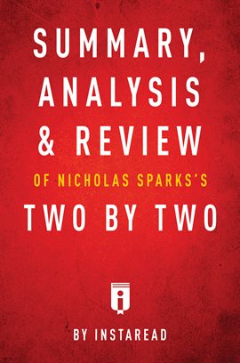 Cover image for Summary, Analysis & Review of Nicholas Sparks's Two by Two
