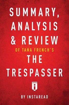Imagen de portada para Summary, Analysis & Review of Tana French's The Trespasser