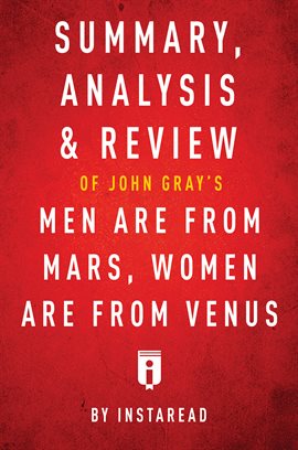 Imagen de portada para Summary, Analysis & Review of John Gray's Men Are from Mars, Women Are from Venus