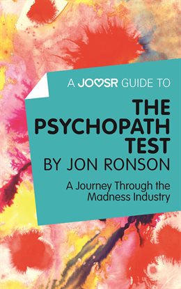 Imagen de portada para A Joosr Guide to... The Psychopath Test by Jon Ronson