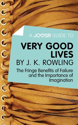 Cover image for Very Good Lives by J. K. Rowling