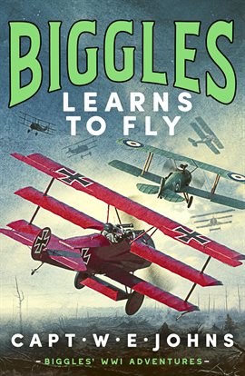 Cover image for Biggles Learns to Fly