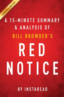 Cover image for Red Notice by Bill Browder | A 15-minute Summary & Analysis