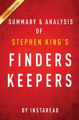 Cover image for Finders Keepers by Stephen King | Summary & Analysis