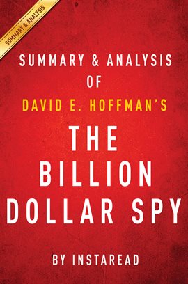 Cover image for The Billion Dollar Spy: by David E. Hoffman | Summary & Analysis